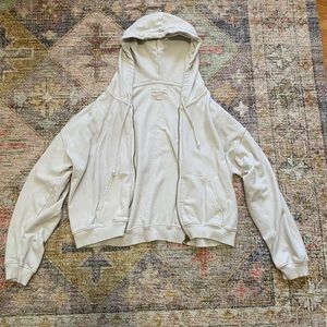 American eagle cropped zip up